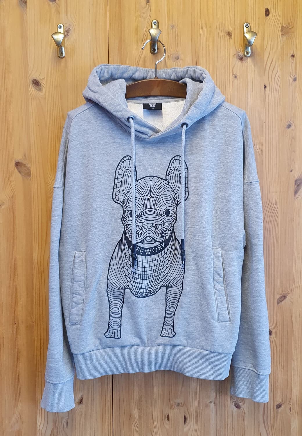 55/66.라이프워크 빅로고 후드티 상품이미지1