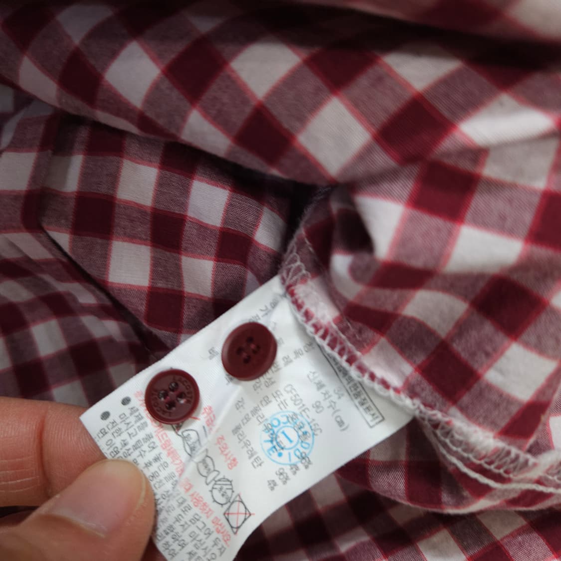 라코스테 체크 셔츠 34 상품이미지5