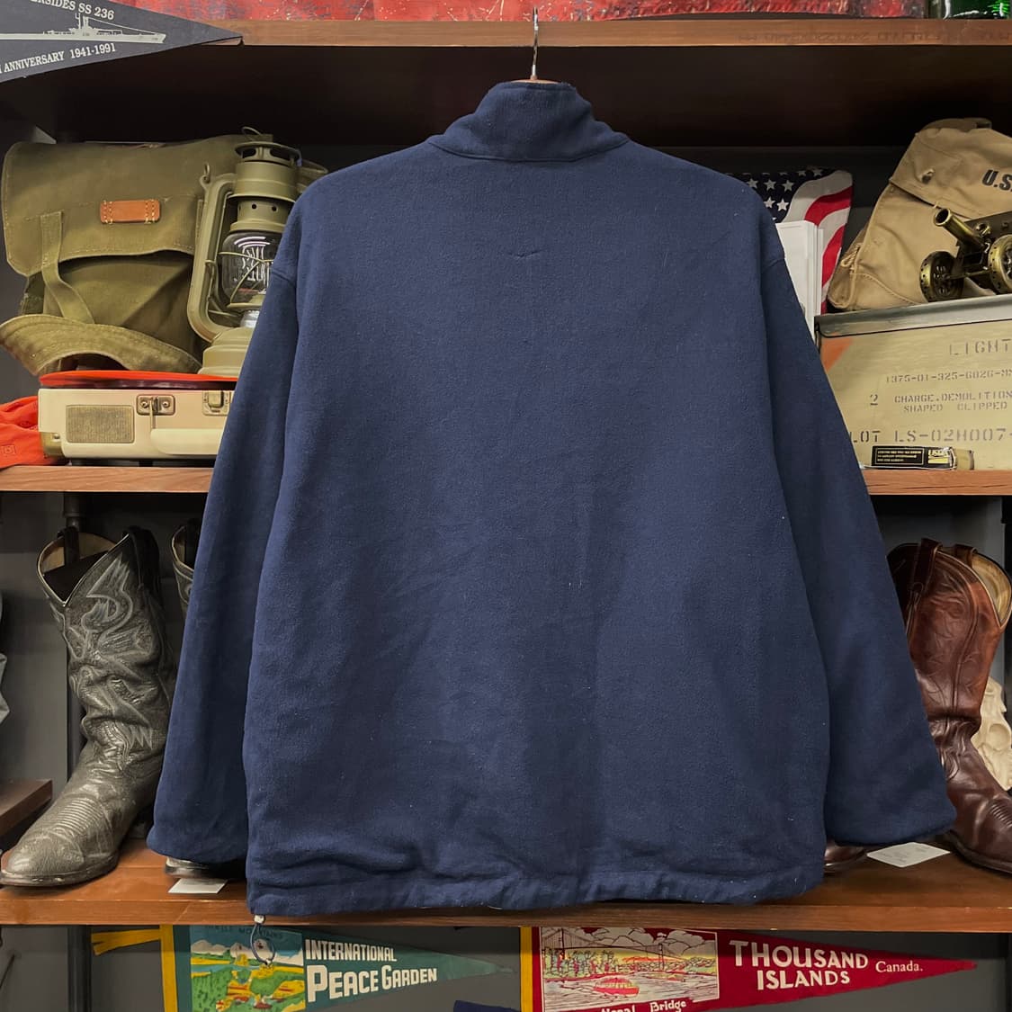 90s 폴로 골프 하프 집업 웜업 리버시블 플리스 상품이미지2