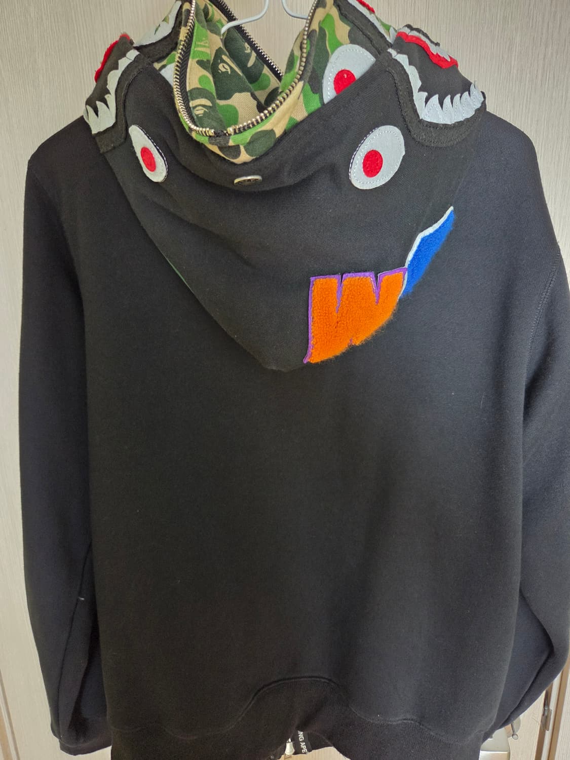 베이프 카모 더블 후드집업 상품이미지2