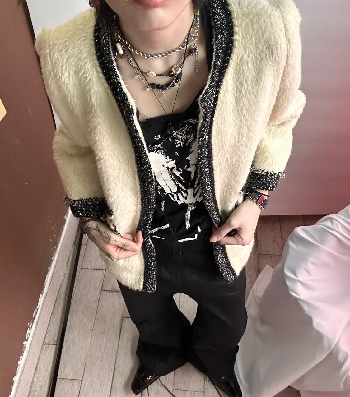 LENIC&COLLECTION tweed jacket 상품이미지1