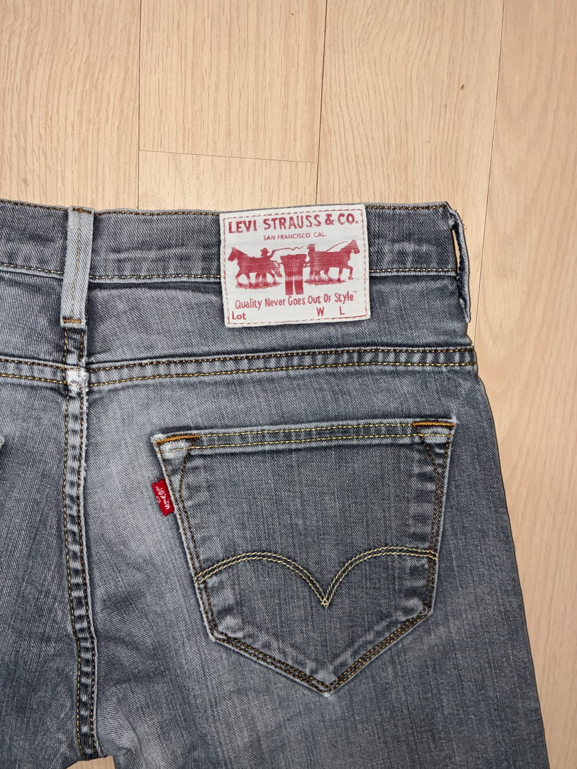 빈티지 리바이스데님 그레이 상품이미지8