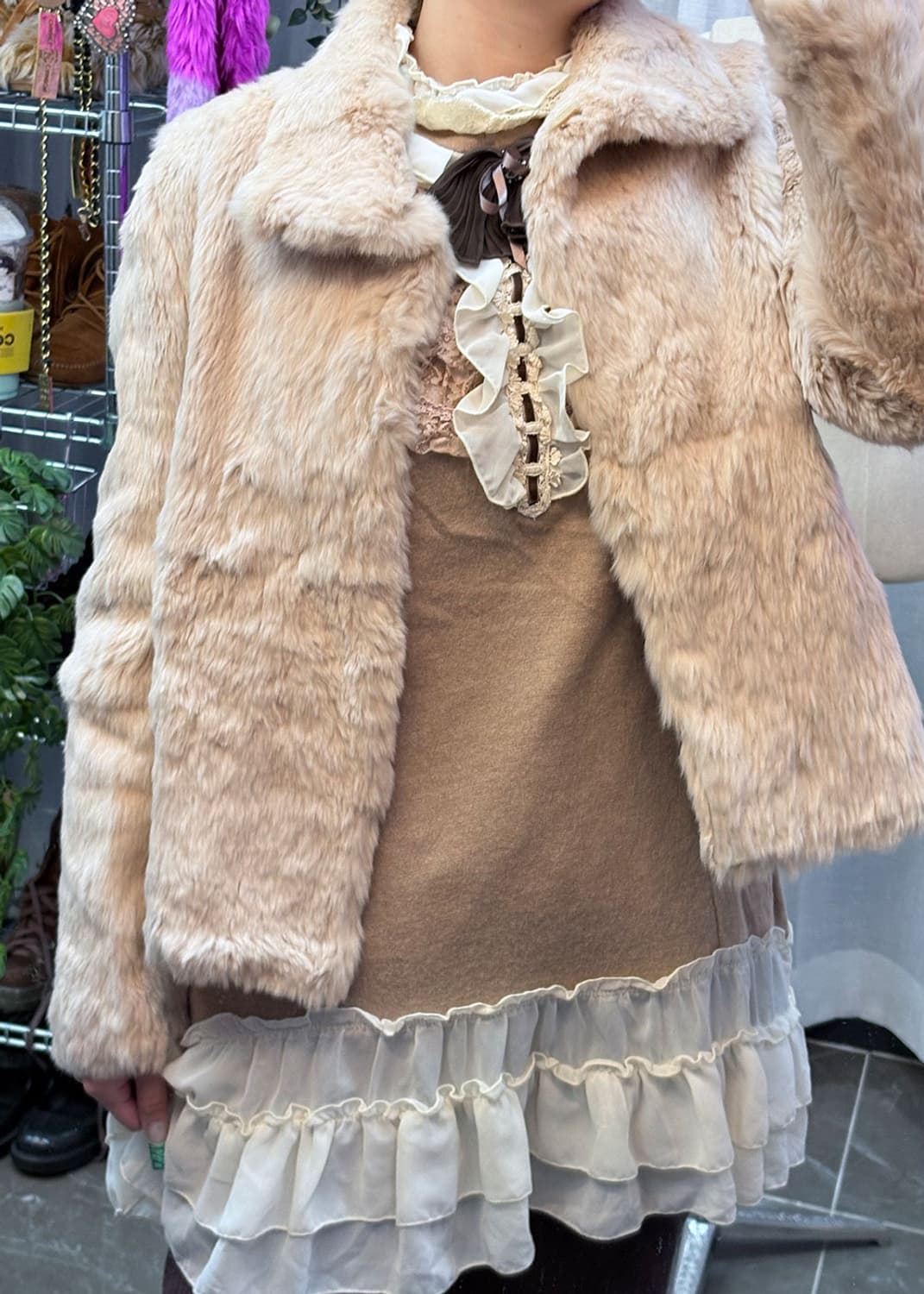 에코퍼 솜사탕 핑크자켓 상품이미지1