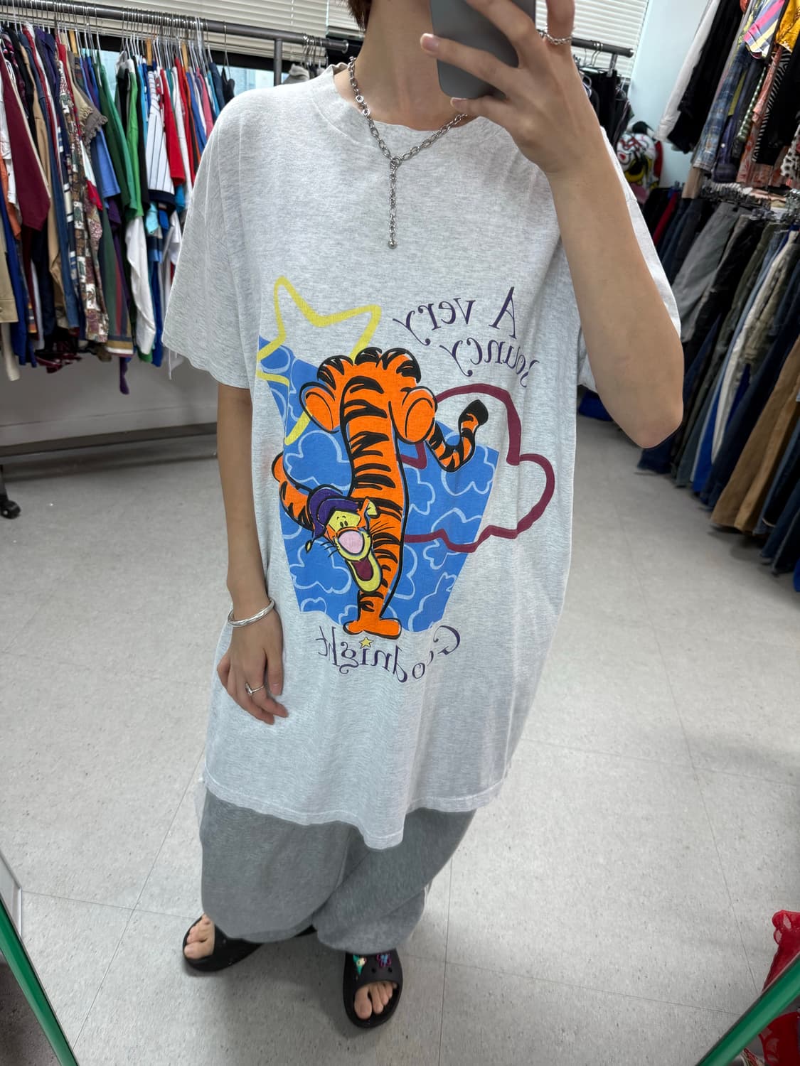 Usa pooh print tshirt  상품이미지3