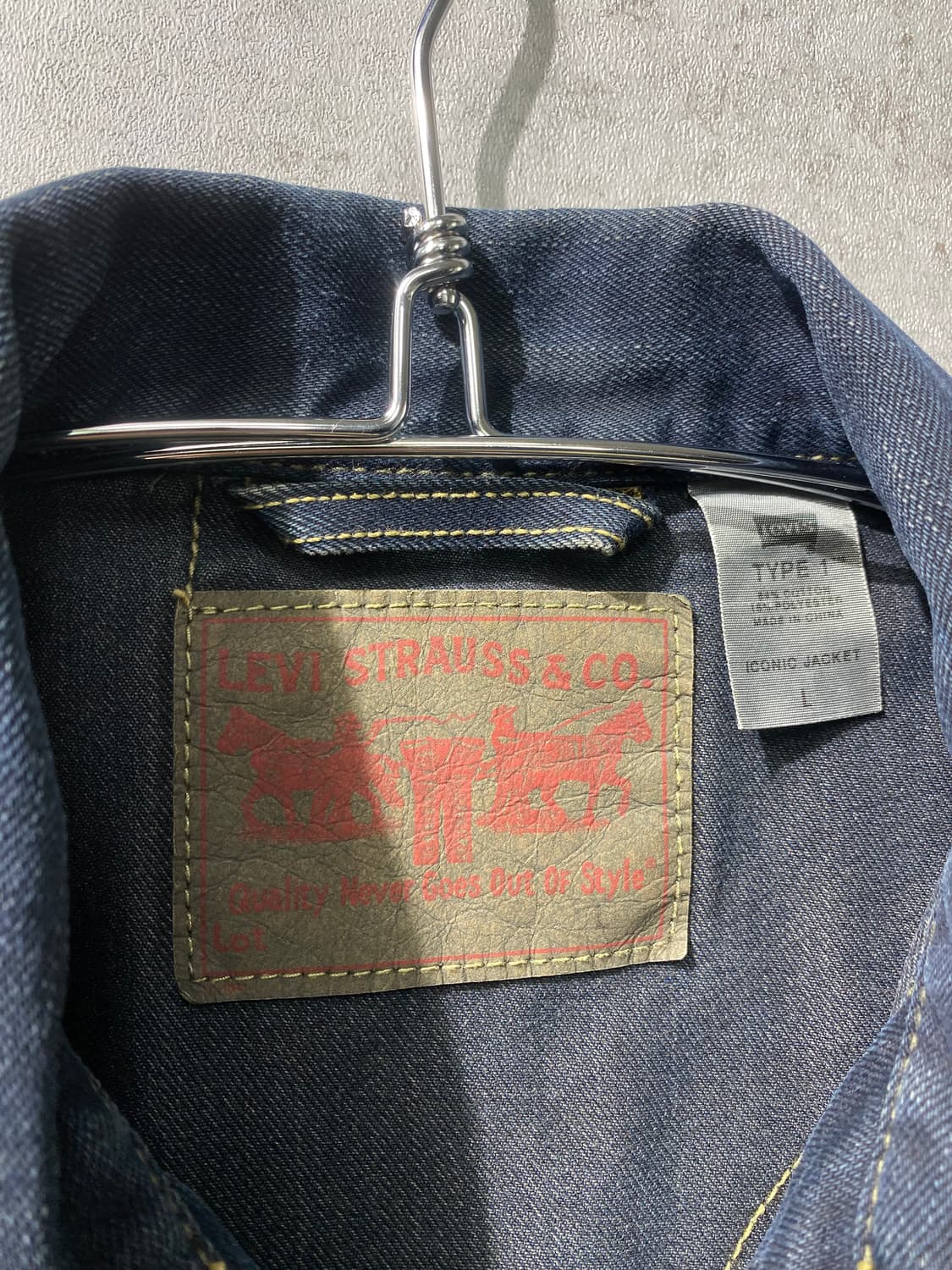 [L] Levi's 리바이스 타입원 아이코닉 데님 자켓 상품이미지6