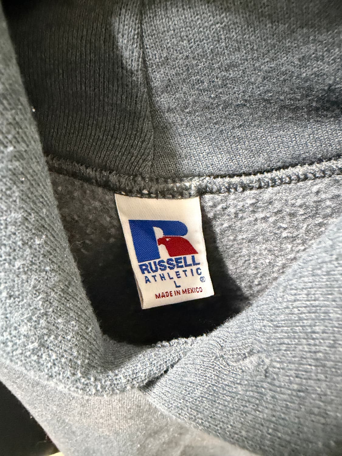 Vintage Russell Athletic Faded Hoodie L 상품이미지3