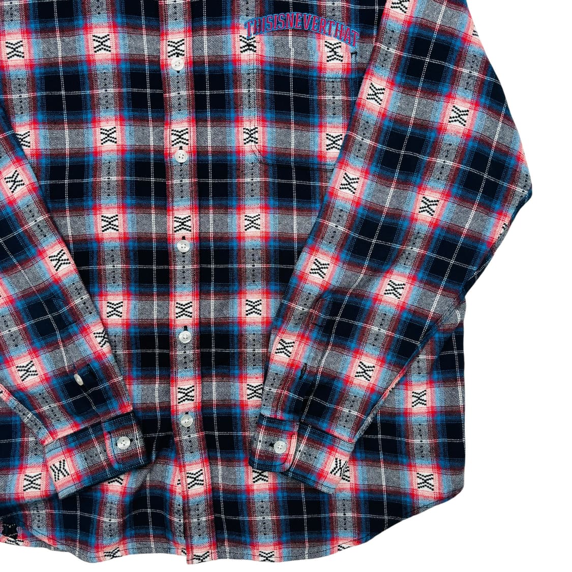 디스이즈네버댓 플란넬 체크 셔츠 L 상품이미지3