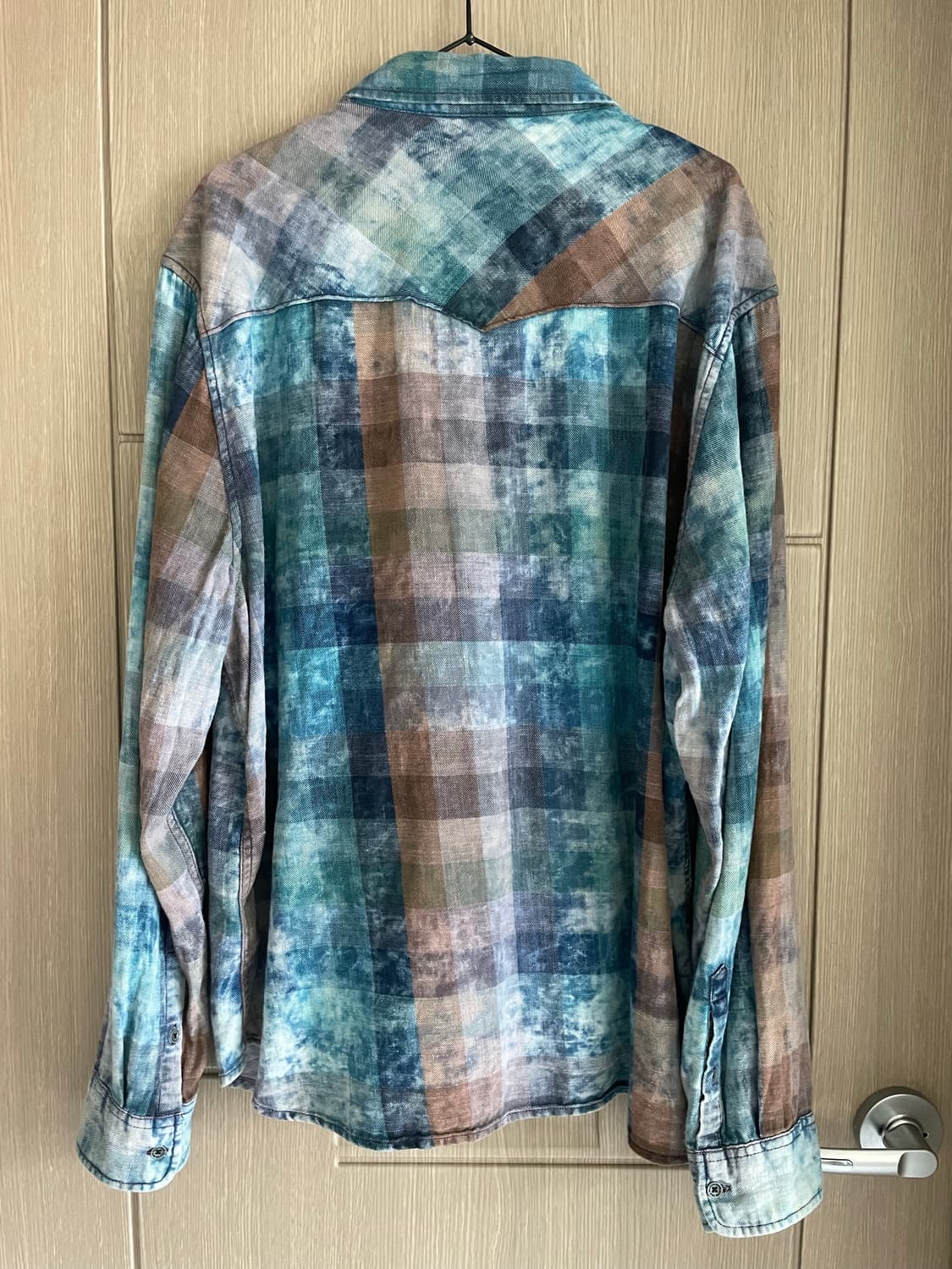 트루 릴리전 웨스턴 펑크 체크 셔츠 상품이미지6