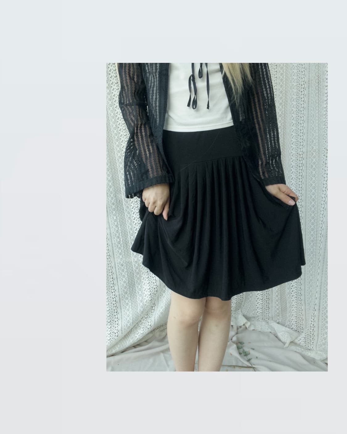Black Lace Cardigan 블랙 레이스 가디건 상품이미지4