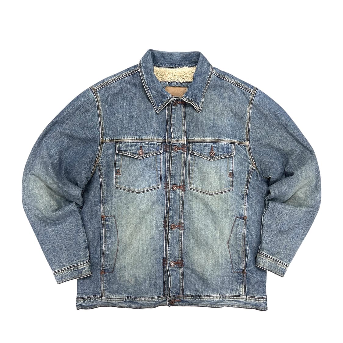 오클리 00s 데님 쉐르파 자켓(XL) 상품이미지1