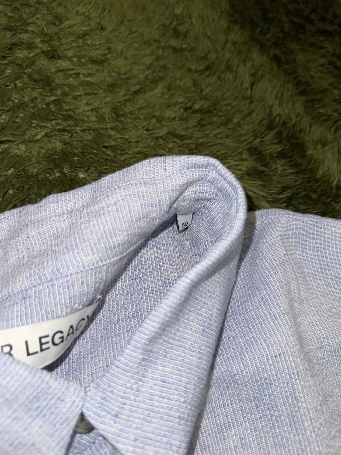 [50] 아워레가시 보로우드 BD 시어서커 릴렉스 핏 셔츠 상품이미지4