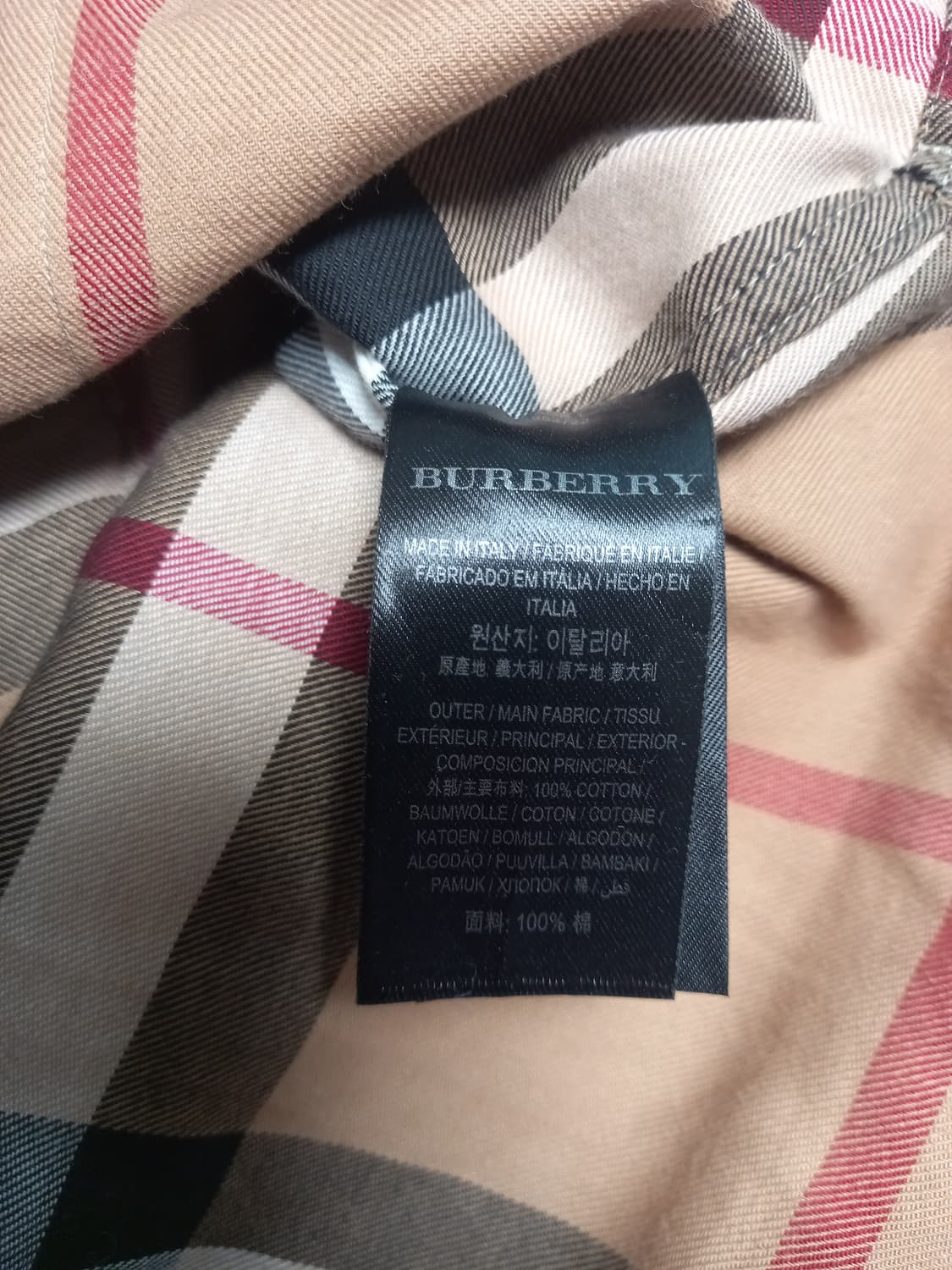 버버리 시그니처 체크셔츠 L(실용105) 상품이미지3