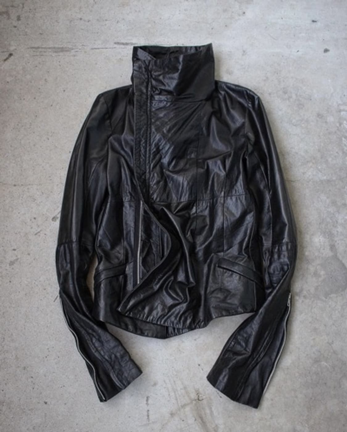 ekam high neck leather jacket 상품이미지2