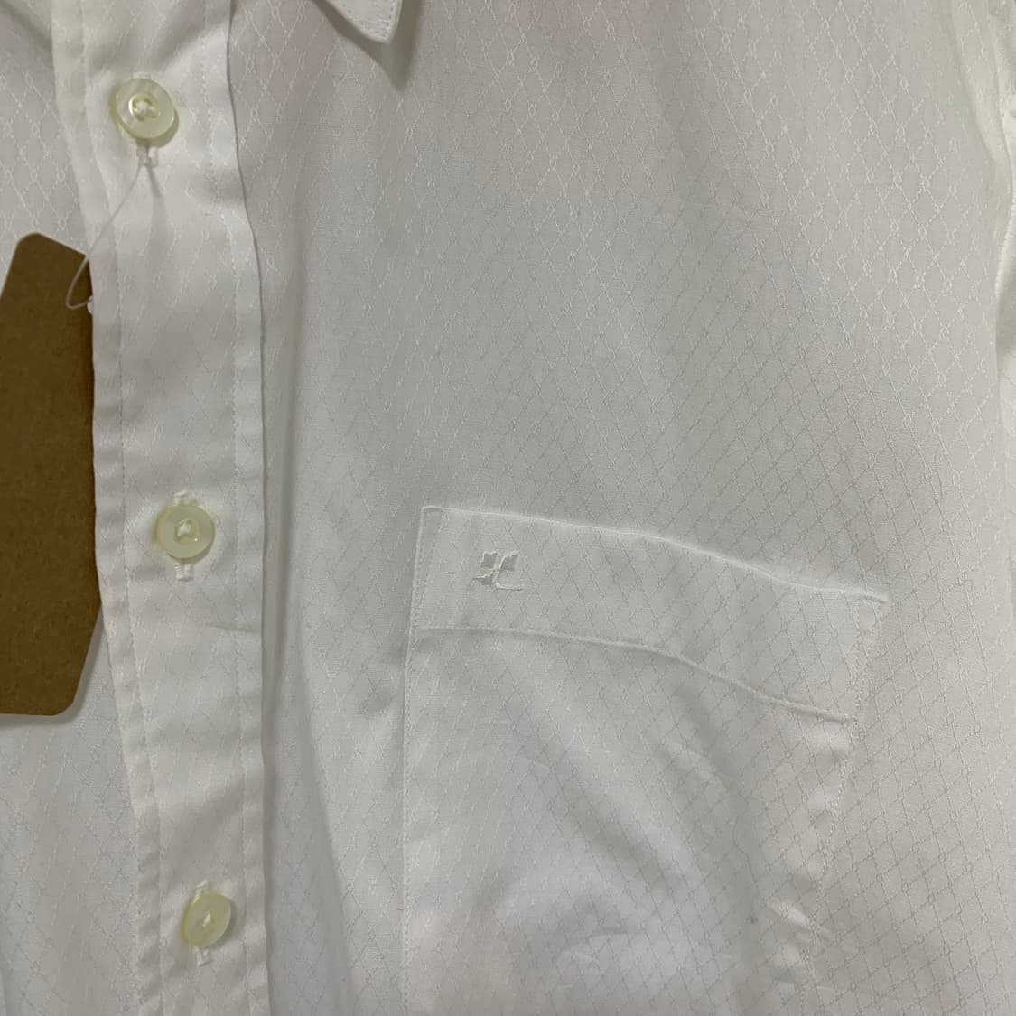 꾸레쥬 빈티지 베이직 셔츠 화이트 남녀공용 상품이미지5