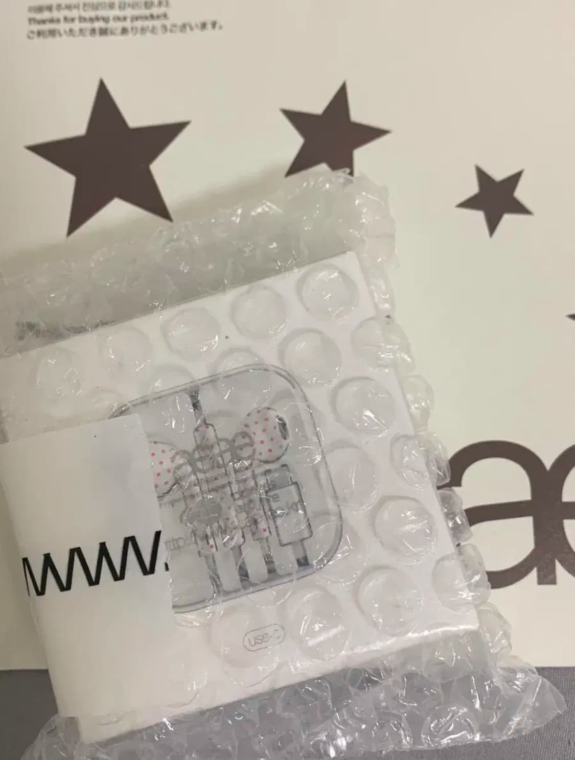 aeae 화이트 이어폰 미개봉 새상품 상품이미지1