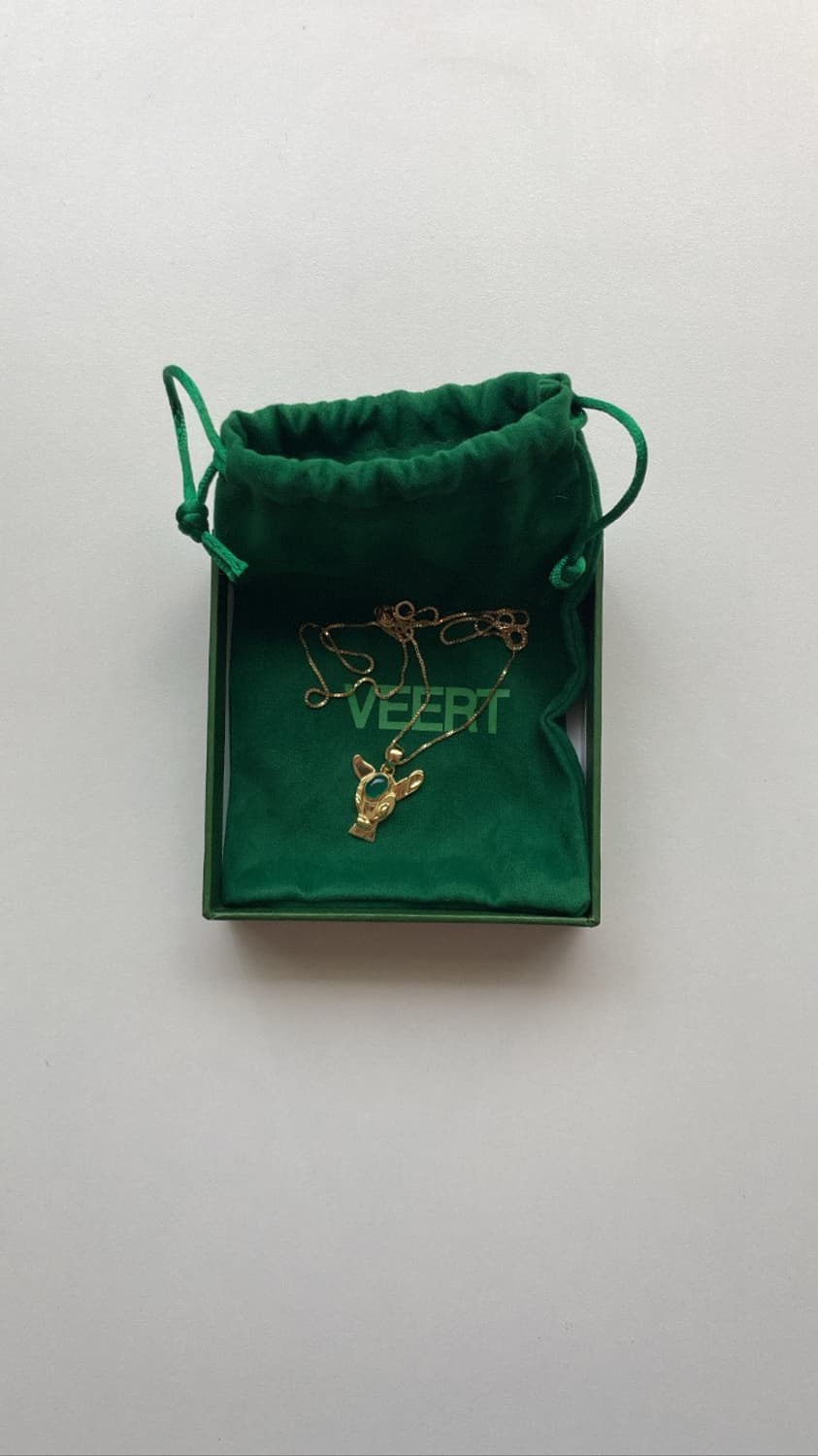 Veert 사슴 펜던트 목걸이 상품이미지3