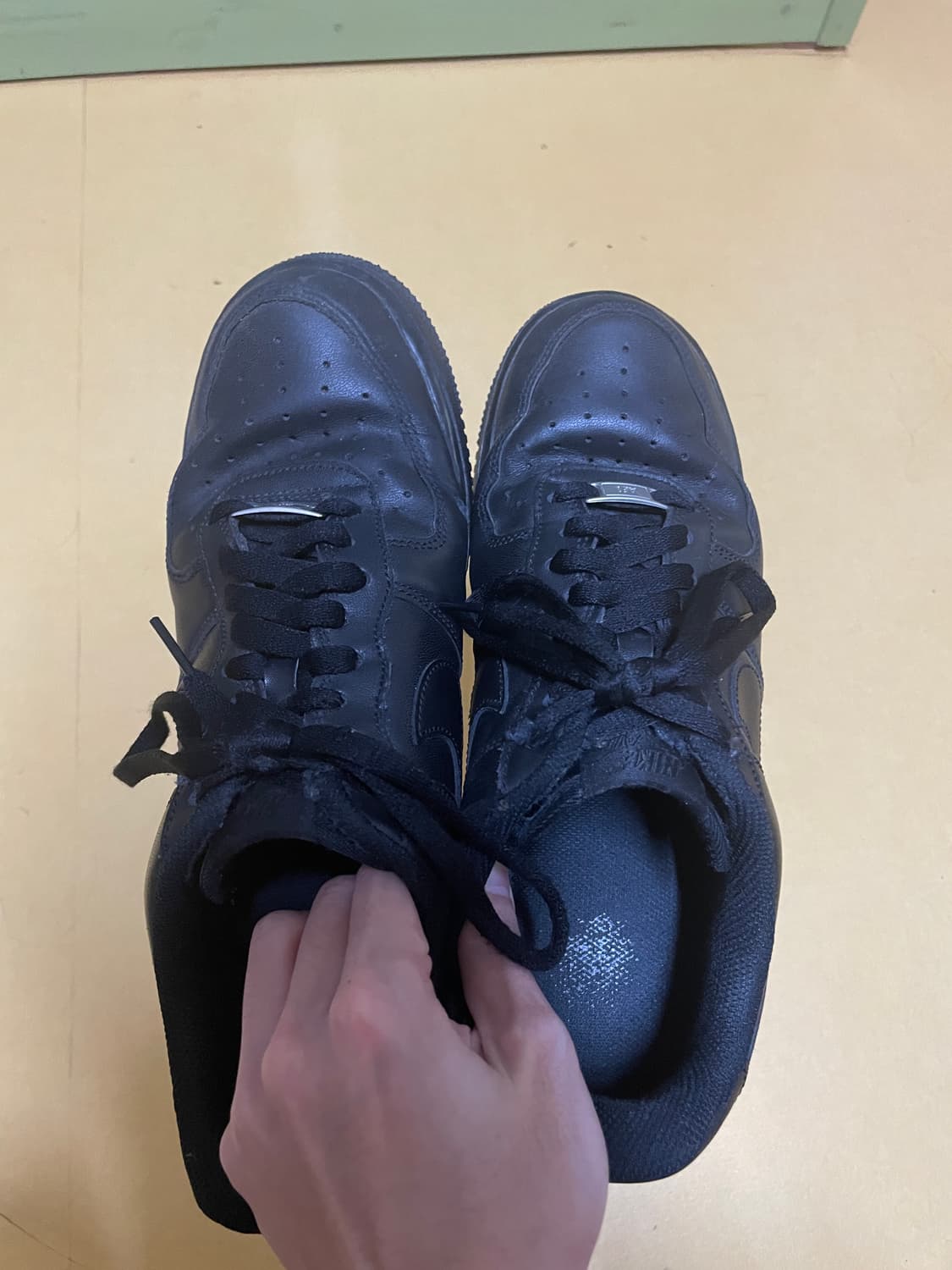 나이키 에어포스1 트리플 블랙 280 올검포스 상품이미지2