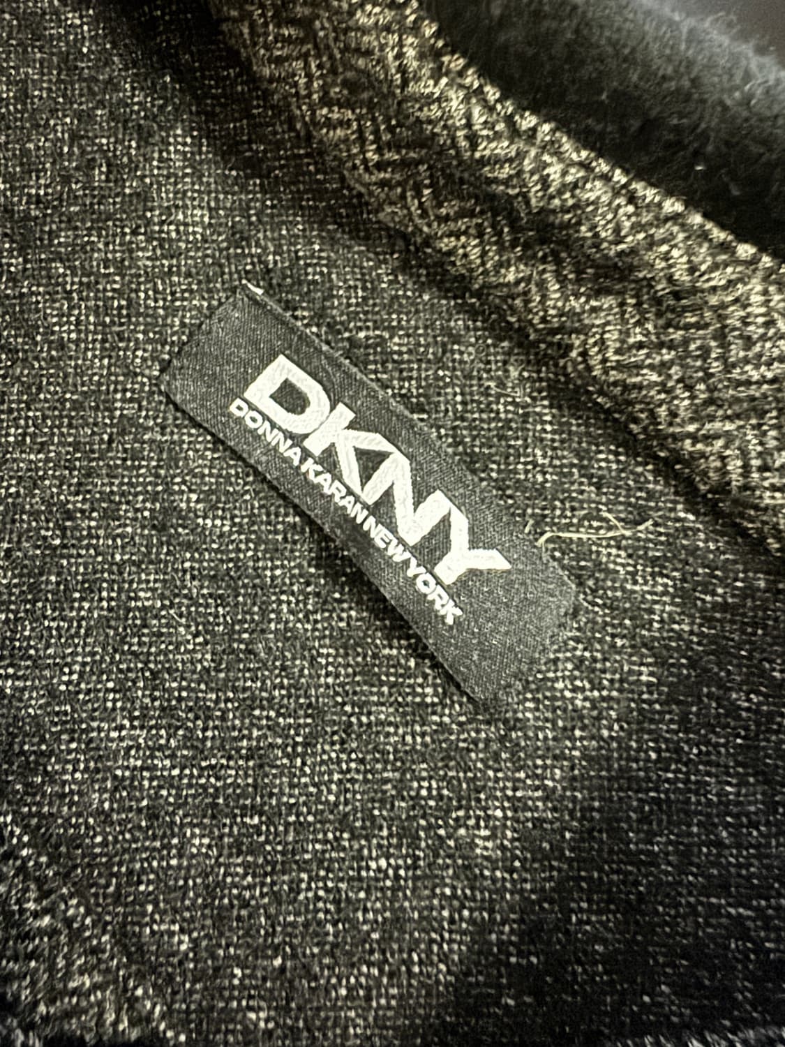 여성 DKNY 디케이엔와이 긴팔 카라 니트 M 블랙 상품이미지3