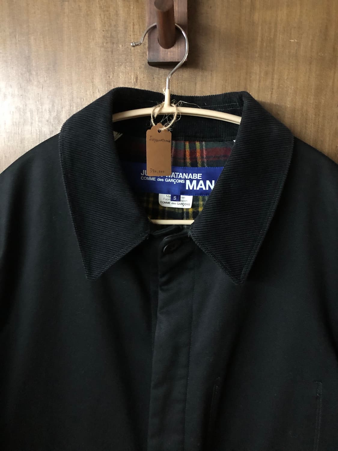 Junyawatanabe man 스웨이드 패치 코트 s 상품이미지2