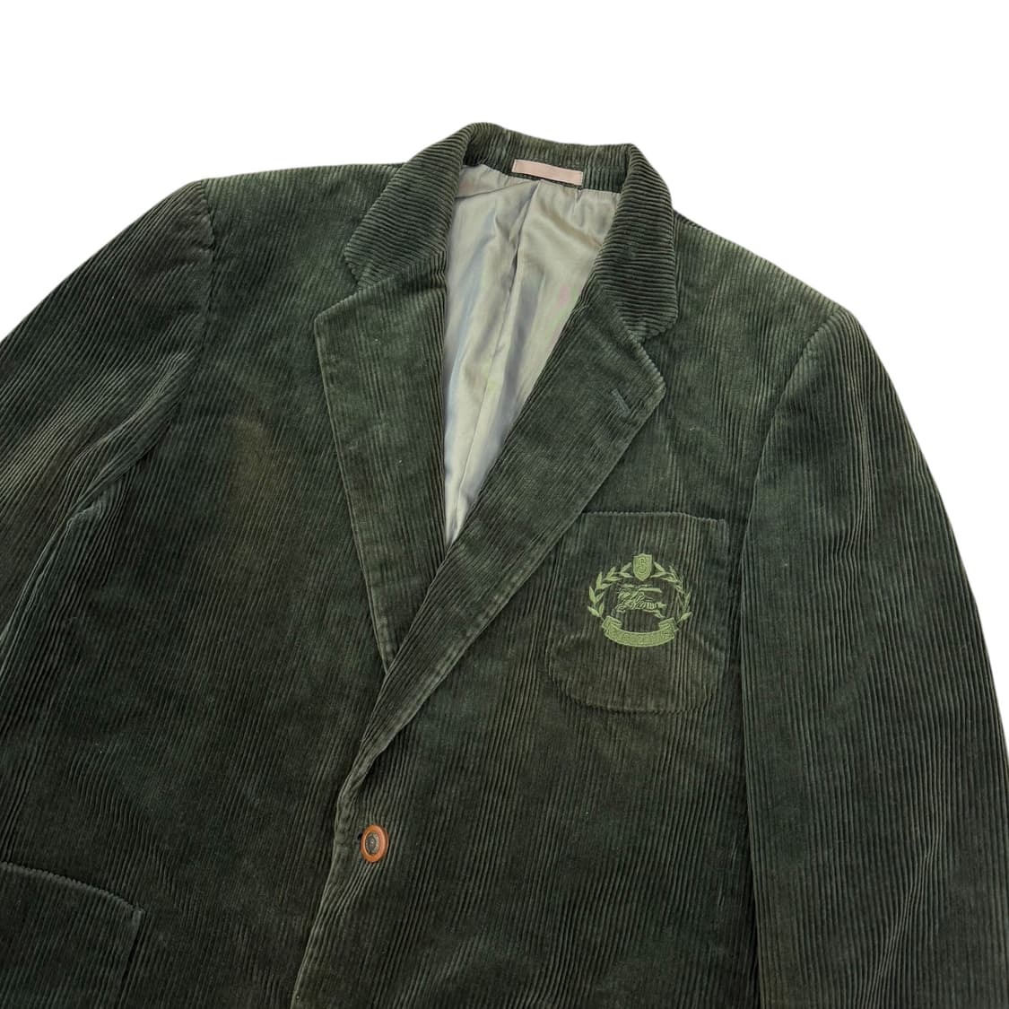 버버리 딥그린 카키 코듀로이 블레이저 자켓 상품이미지4