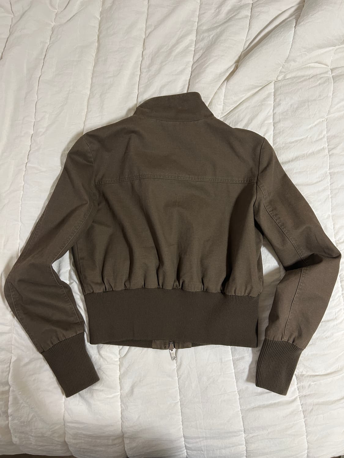 블랙업 [MADE] 톰푸 워싱 하이넥 점퍼 브라운 상품이미지4