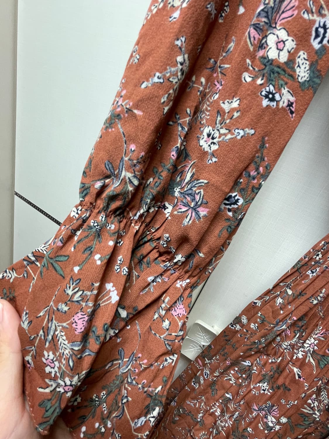 플라워 롱 플리츠 원피스 상품이미지4