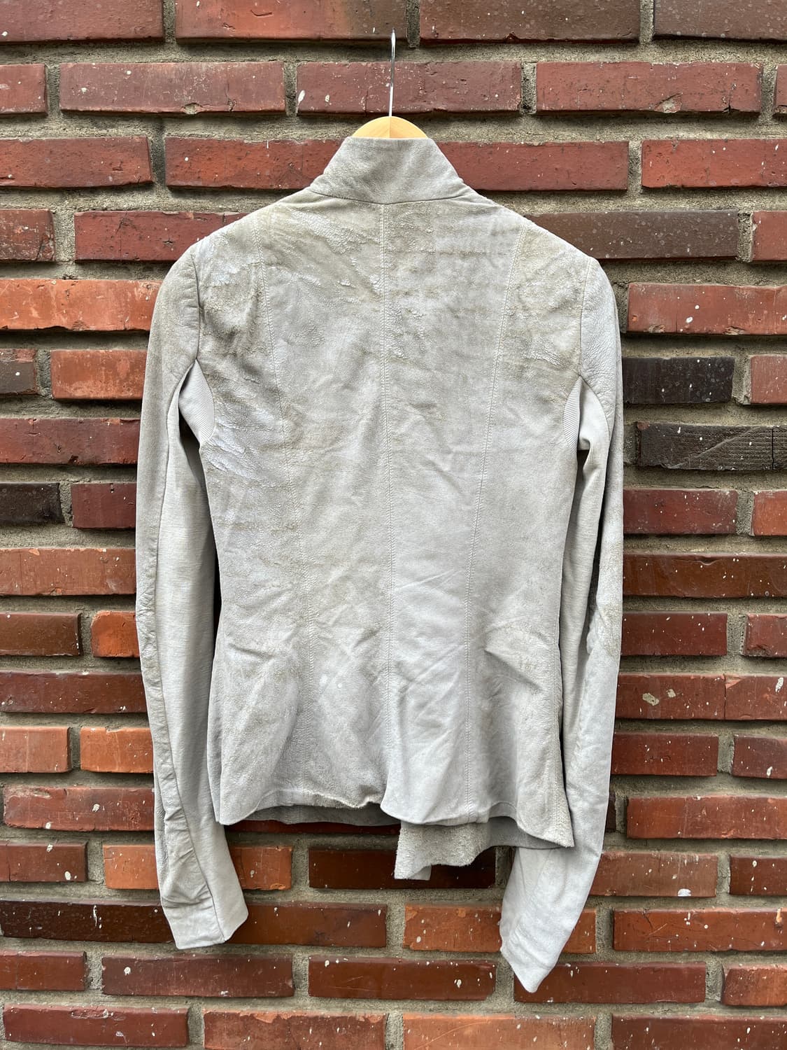 릭오웬스 사선 양가죽 자켓 상품이미지5