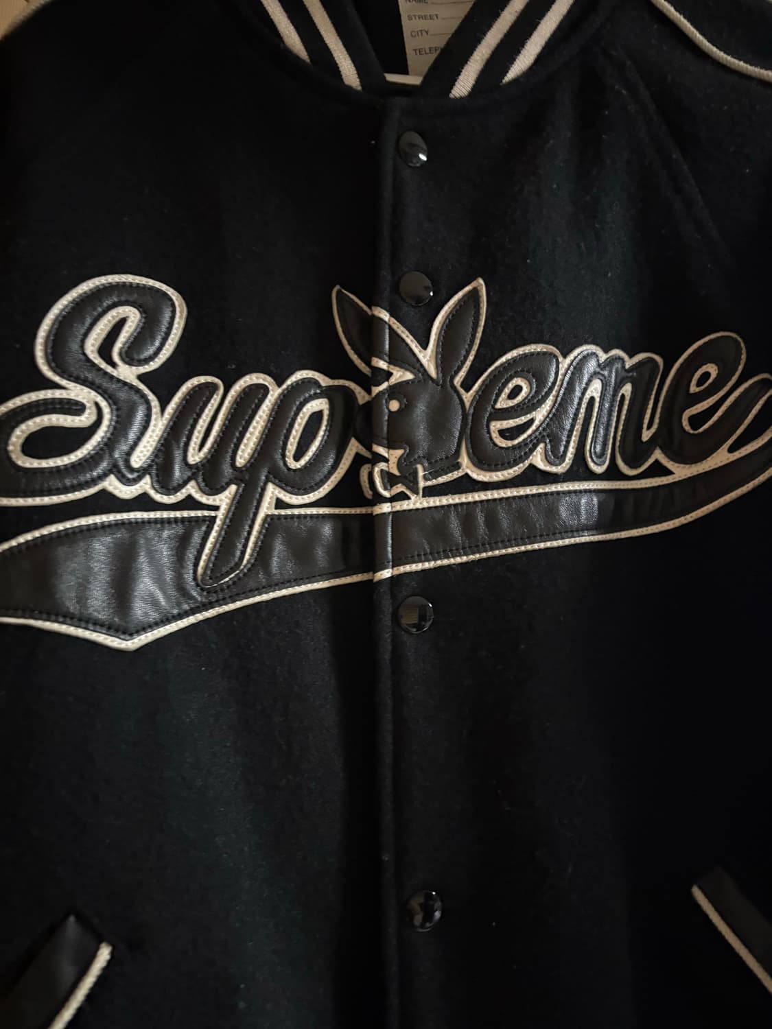 슈프림 플레이보이 바시티 자켓 M 상품이미지1