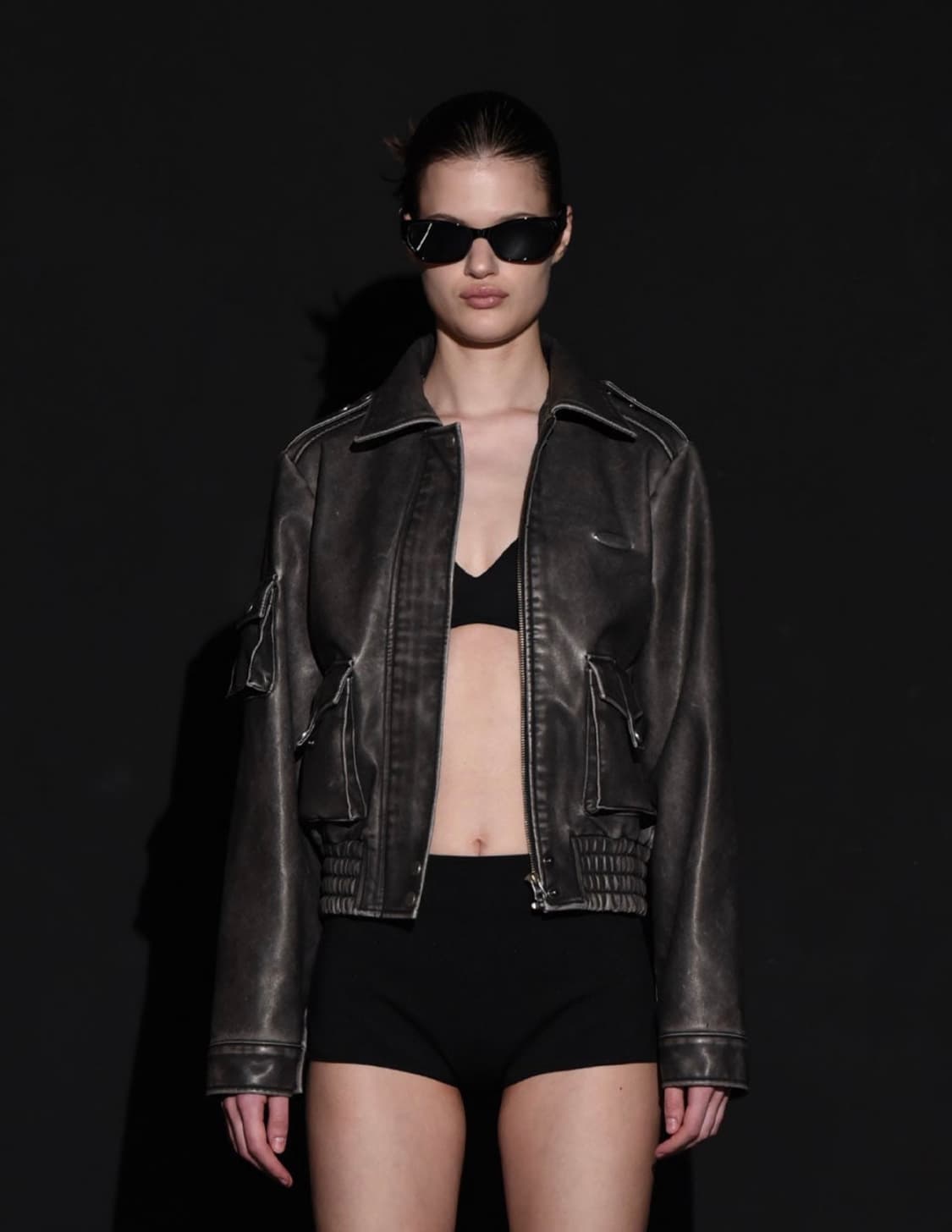 보헤미안서울 레더봄버자켓 상품이미지1