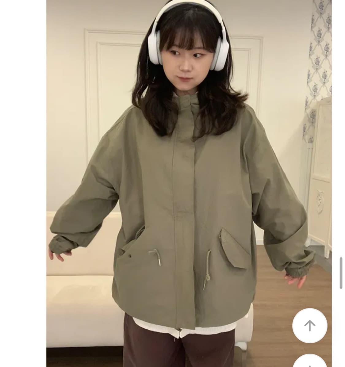카키 야상 바람막이 자켓 상품이미지3