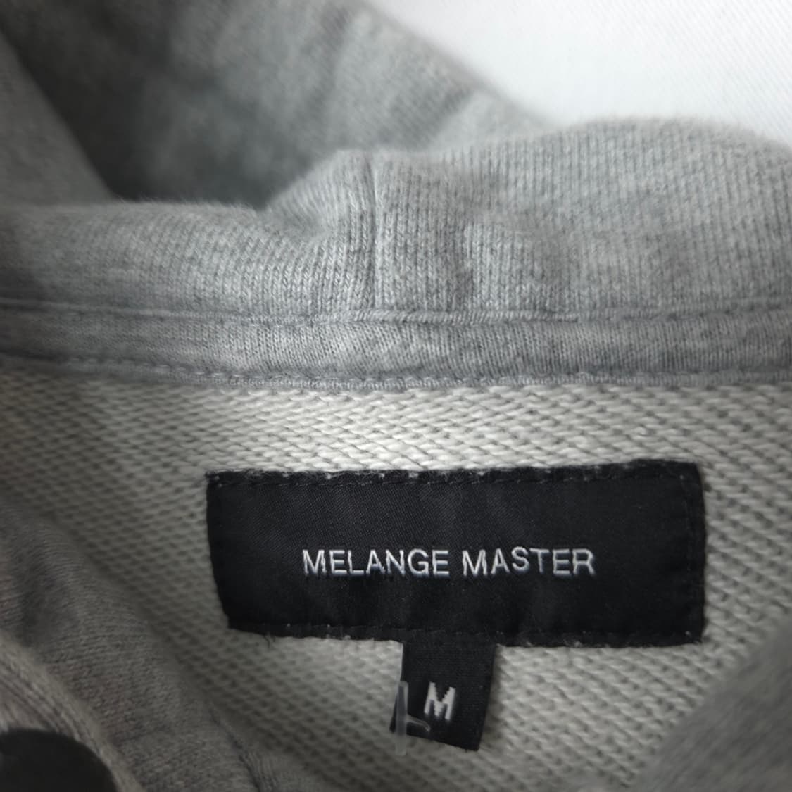 남여S-M 멜란지마스터 후드 스웨트 집업 자켓 상품이미지3