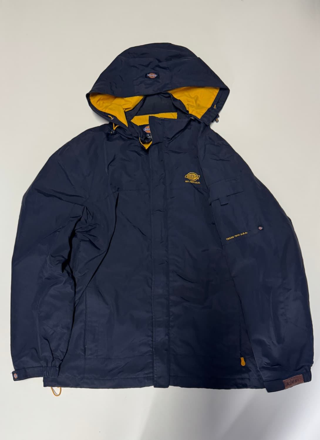 디키즈 Dickies 올드스쿨 텍사스 나일론 바람막이 자켓 L 네이비 상품이미지1