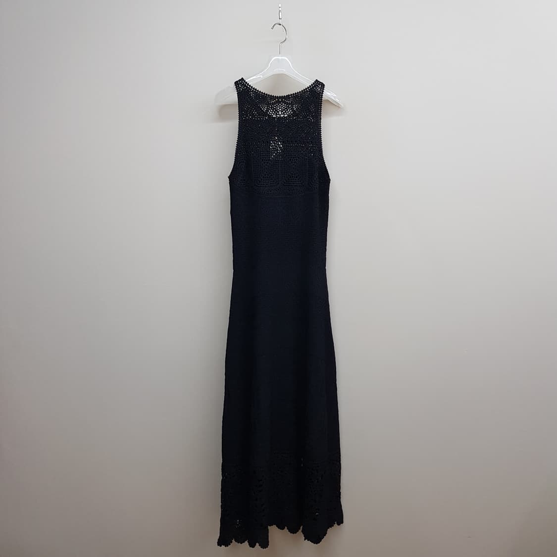 MAJE 마쥬  크로셰 니트 슬리브리스 롱 원피스 38사이즈 (새제품) 상품이미지4