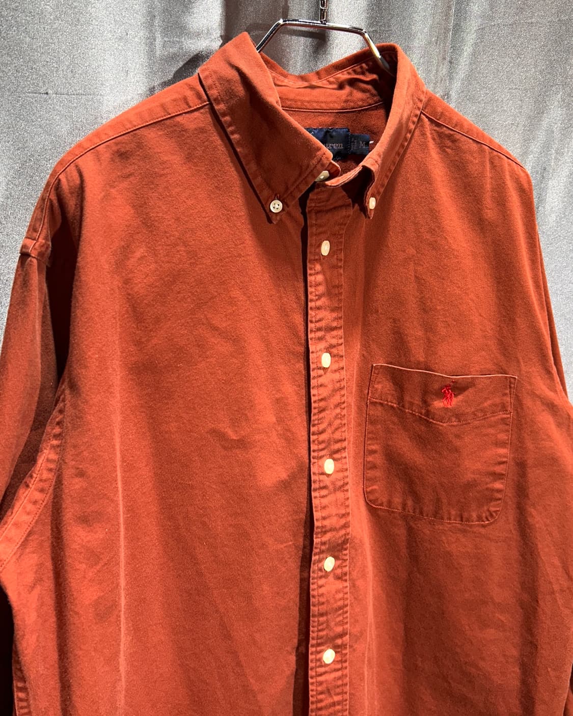 M 폴로랄프로렌 블레이크 딥오렌지 셔츠 상품이미지4