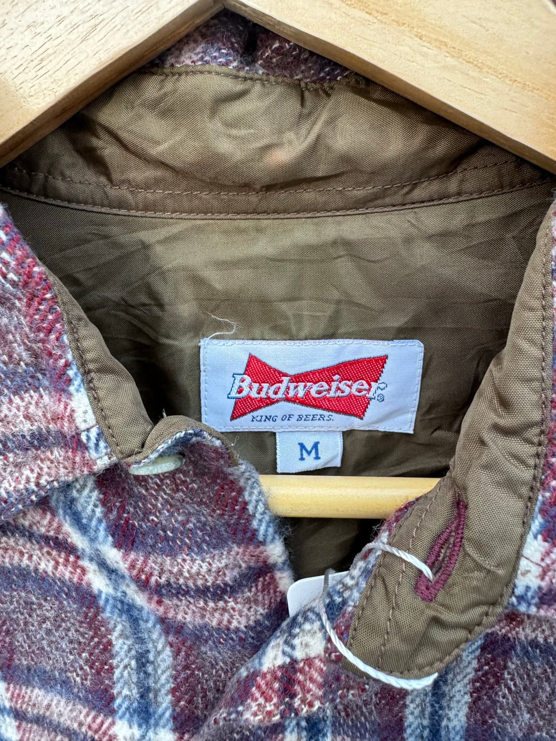 버드와이저 빈티지 투포켓 플란넬 체크 웨스텀 셔츠 상품이미지4