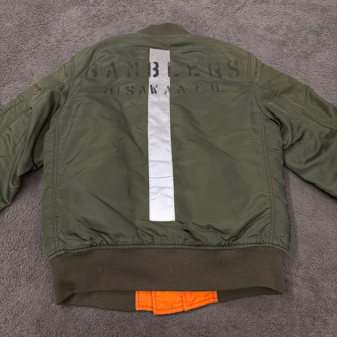 [ 정품/M ] 아스페시 x 아비렉스 MA-1 필드 플라이트 자켓 상품이미지4