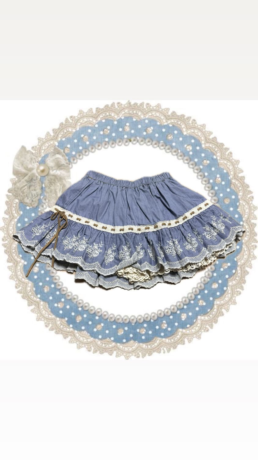 너드 프릴 스커트 상품이미지1