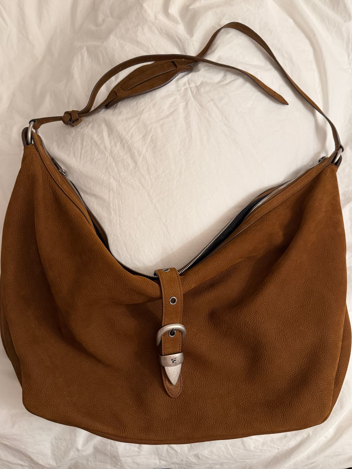 BELTED HOBO_chestnut nubuck 상품이미지1