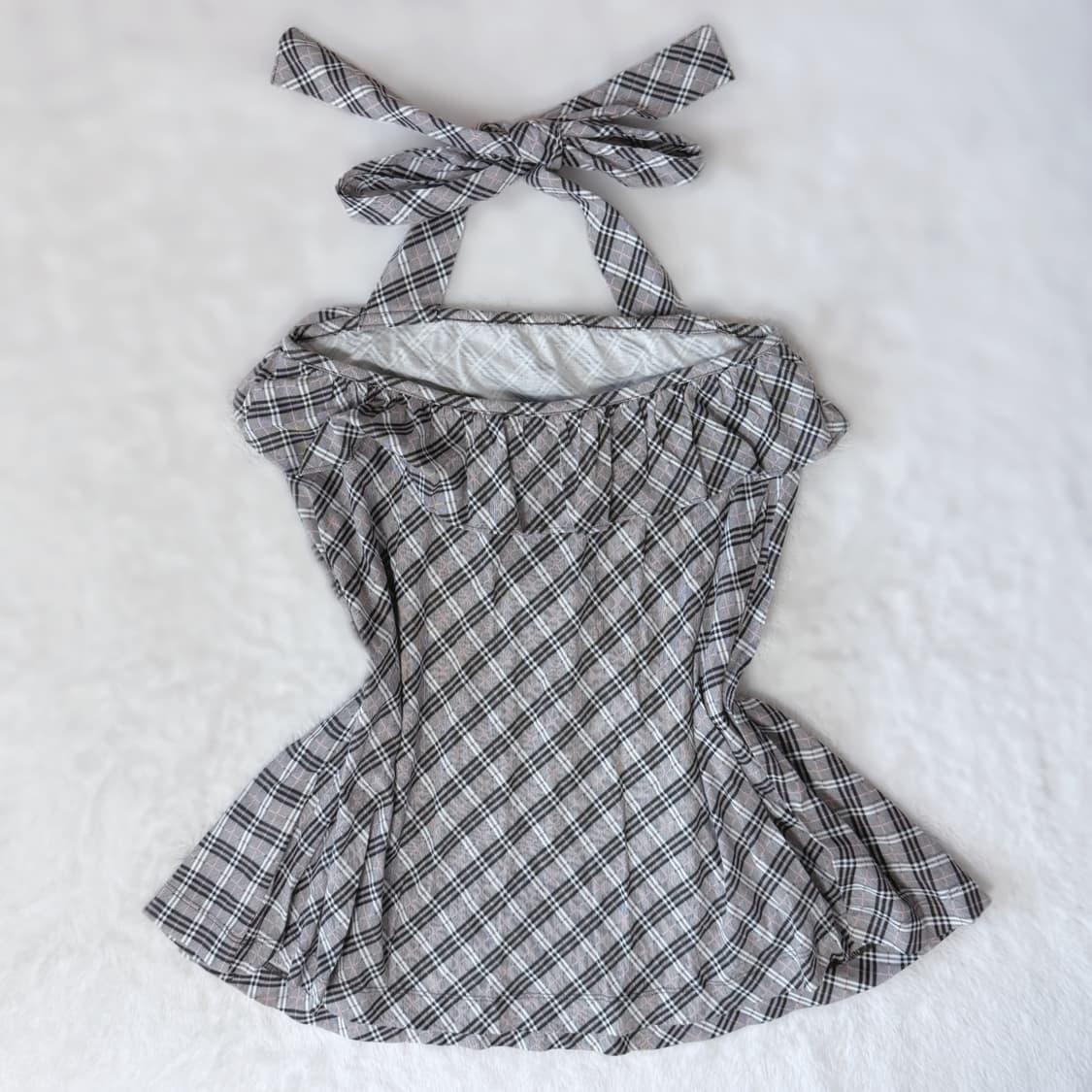 Burberry 버버리 블루라벨 대장템 라떼갸루 홀터넥≽^•⩊•^≼ 상품이미지4