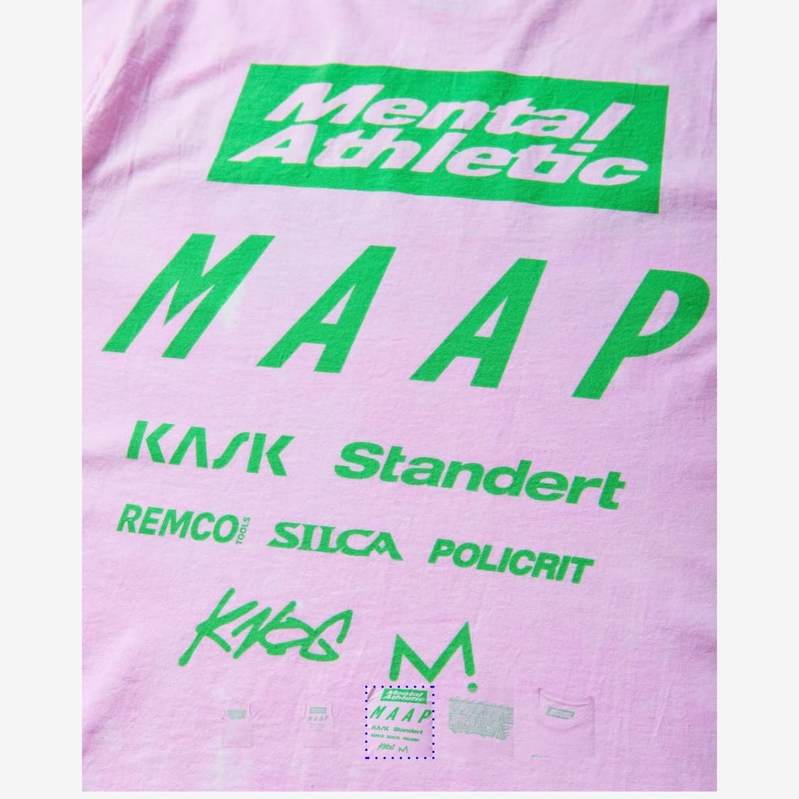 Mental athletic SPIRITO ROSA TIE-DYE T-S 상품이미지3