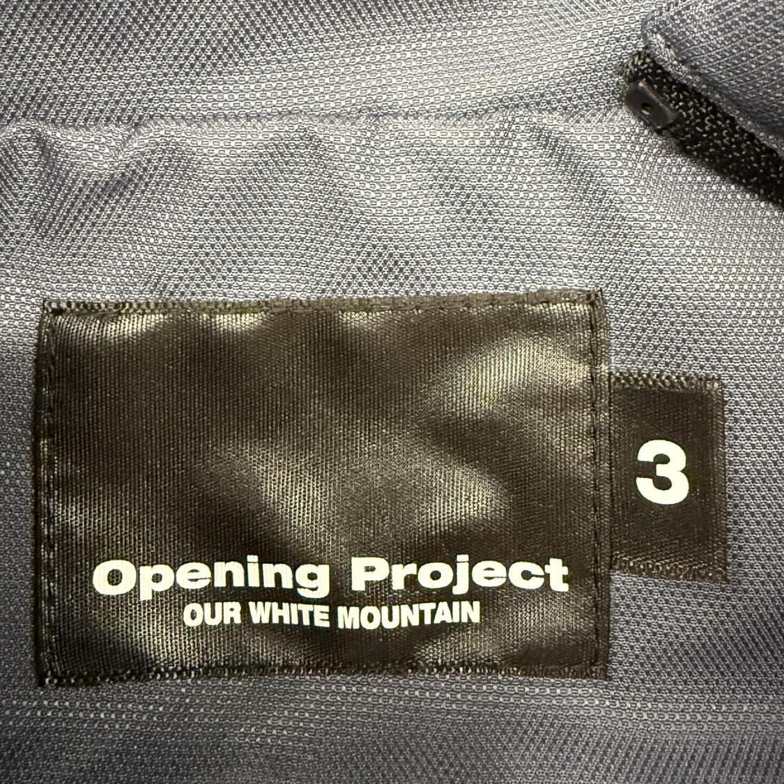 [정품/3] 오프닝 프로젝트 후드 바람막이 자켓 그레이 b18 상품이미지5