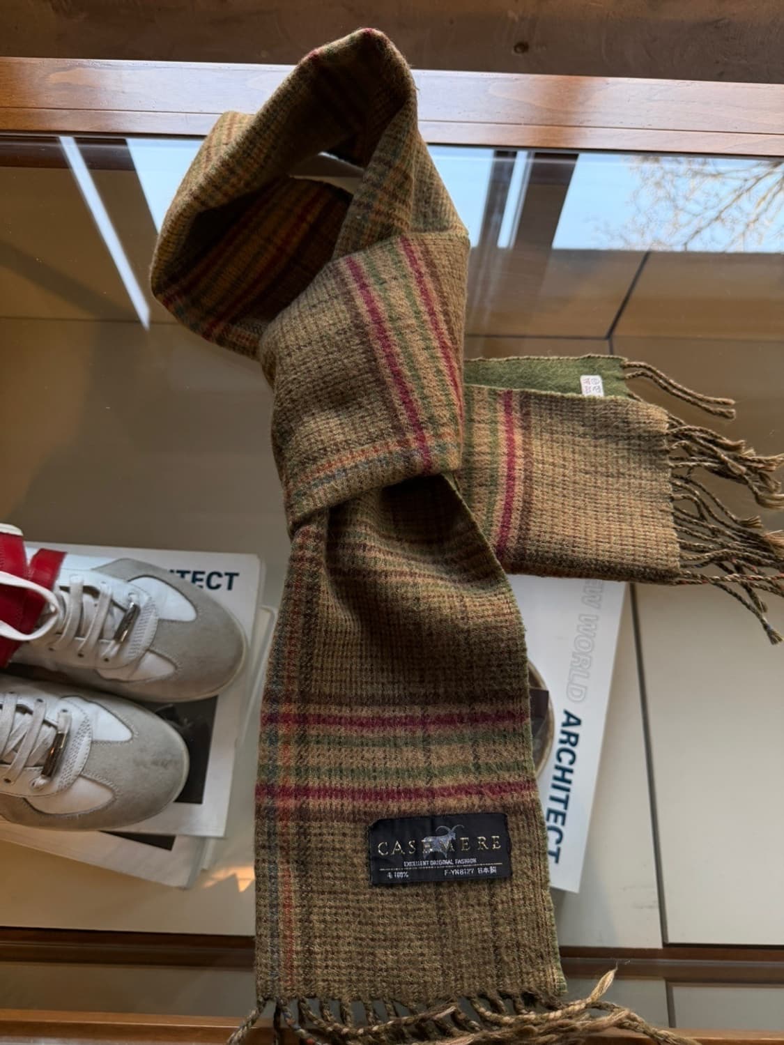 재패니즈 캐시미어 투페이스 머플러 상품이미지1