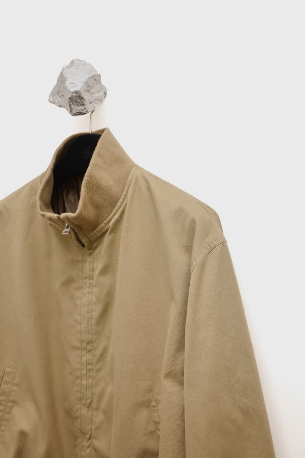 (L) 유스 워시드 코튼 트랙 자켓 베이지 상품이미지2