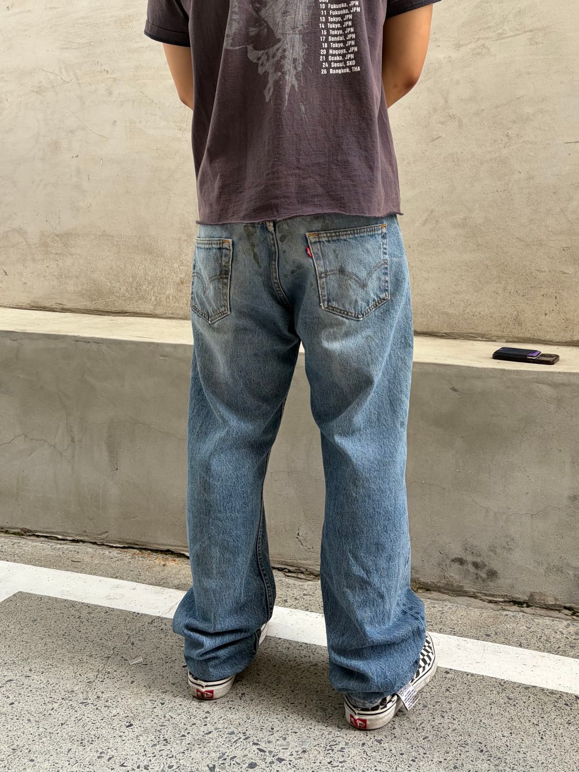 90’s Levi’s 501 USA denim hard washed 상품이미지5