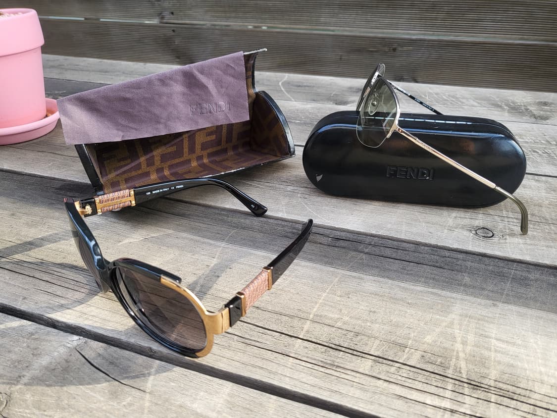 일본구매 정품 펜디 실번 반무테 선글라스 F 상품이미지10