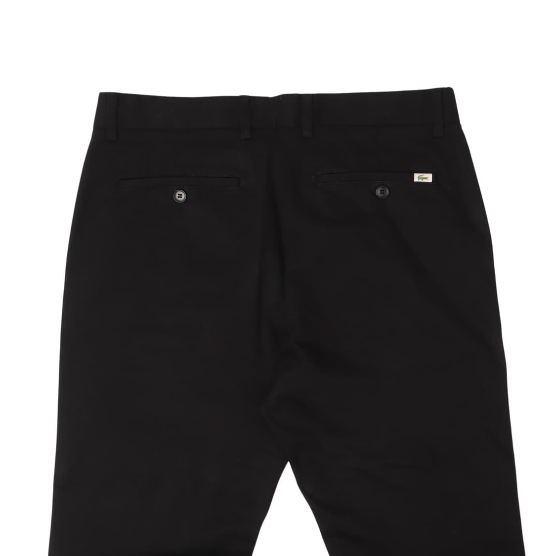 라코스테 블랙 슬림핏 코튼 팬츠 상품이미지5
