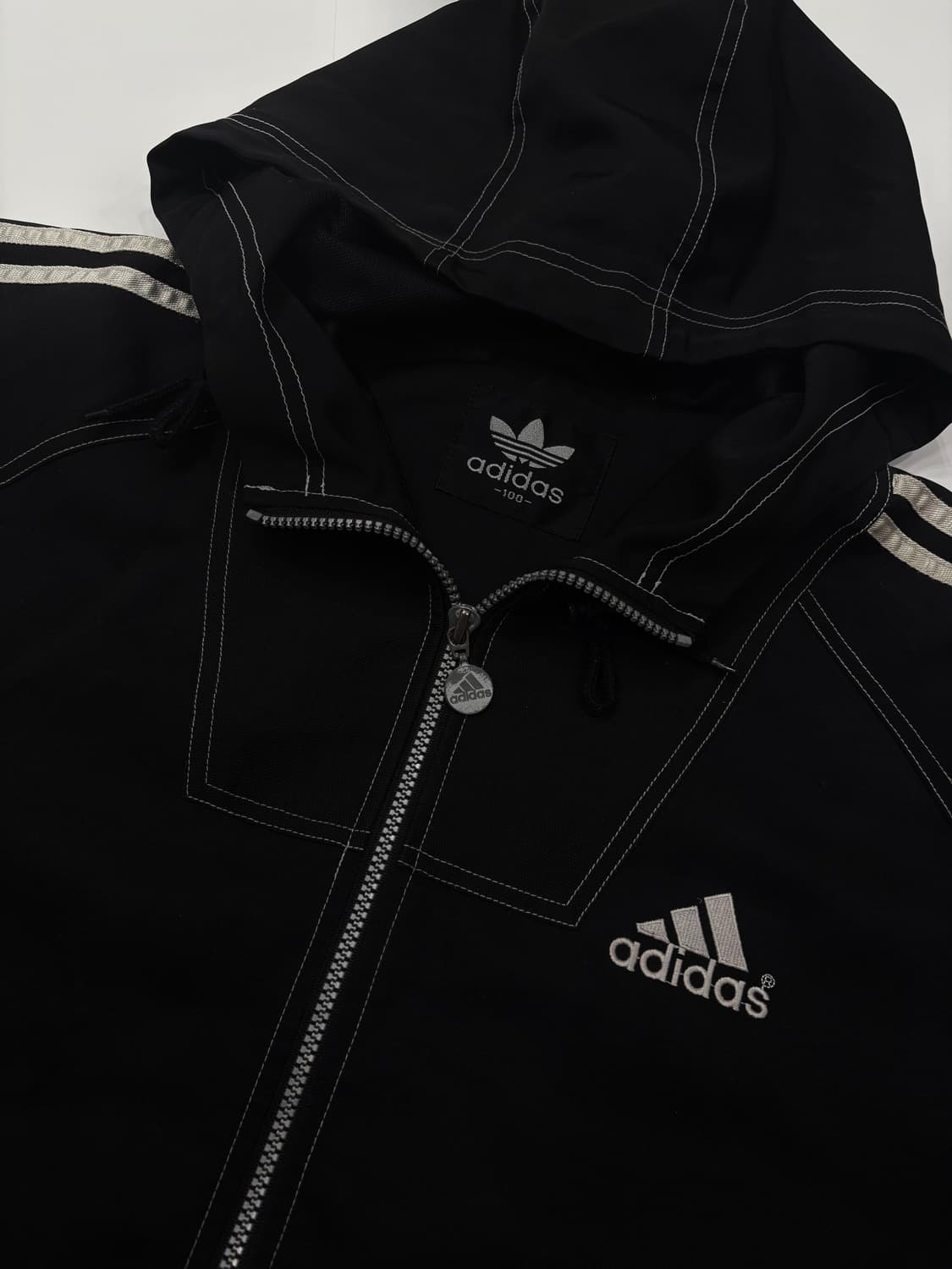 adidas 아디다스 빈티지 블랙 스티치 져지 상품이미지3