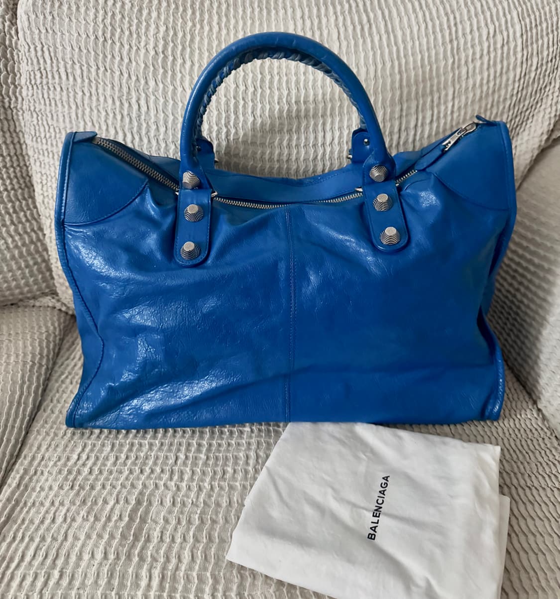 발렌시아가 자이언트 모터백 시티백 XL 위켄더 토트백 숄더백 상품이미지2