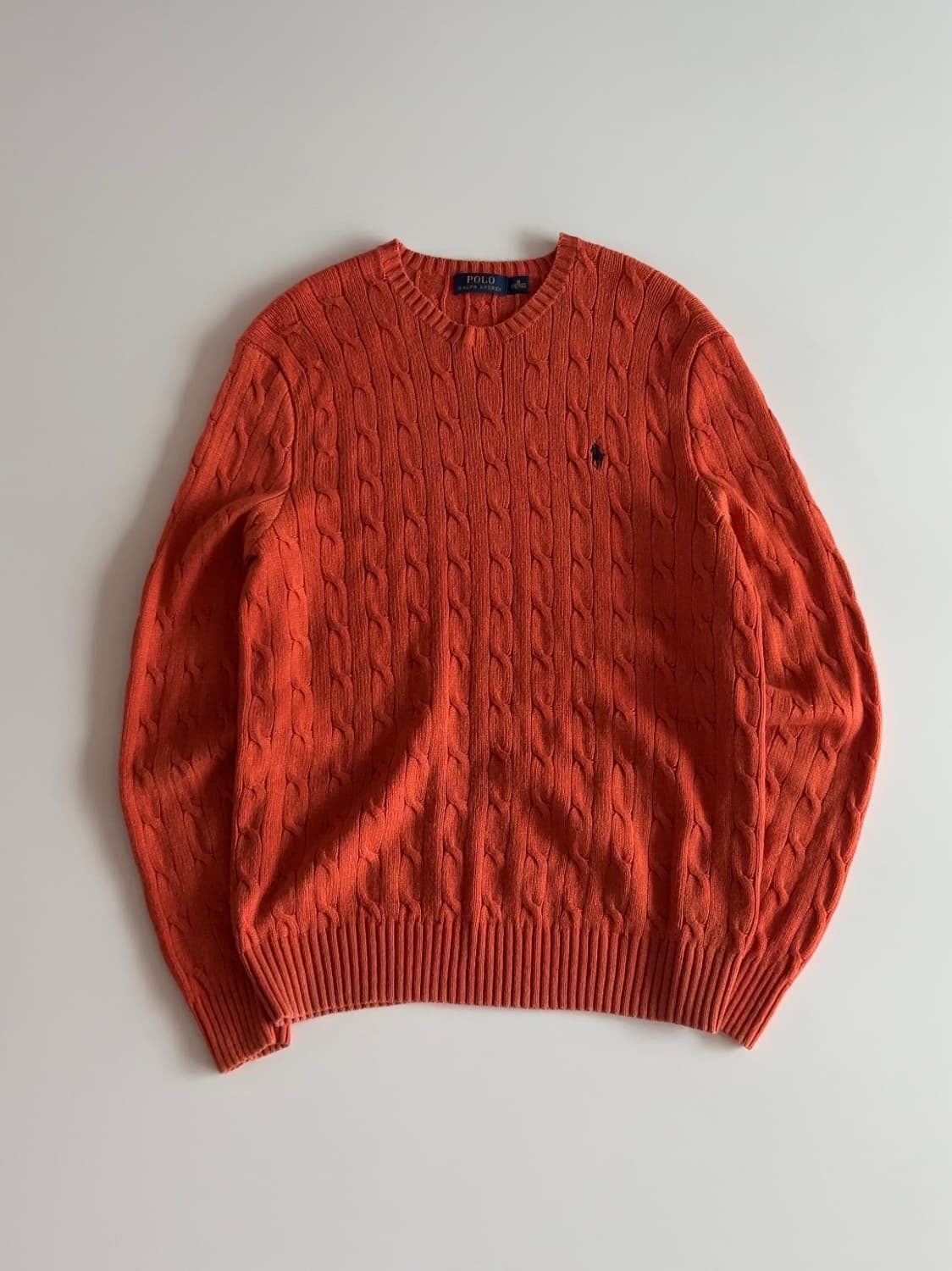 폴로 랄프로렌 실크 케이블 니트 M 상품이미지1