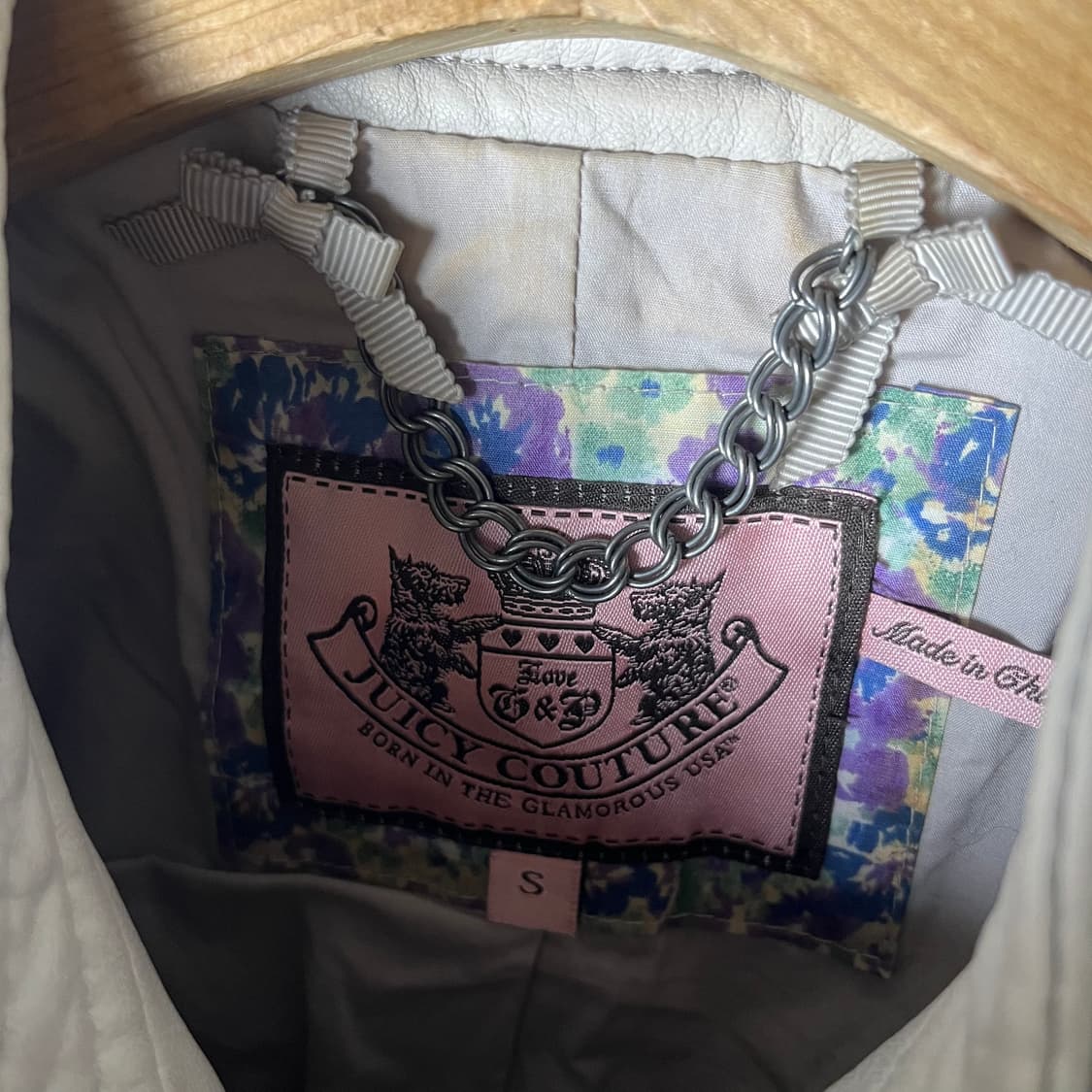 [Juicy Couture] 쥬시꾸뛰르 숄더 셔링 레더자켓 상품이미지5